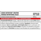 GENIUS NUTRITION Creatine Monohydrate 400 гр